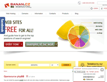 Tablet Screenshot of en.banan.cz