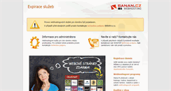 Desktop Screenshot of expirace.banan.cz