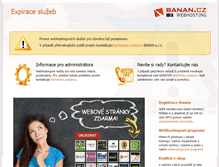 Tablet Screenshot of expirace.banan.cz